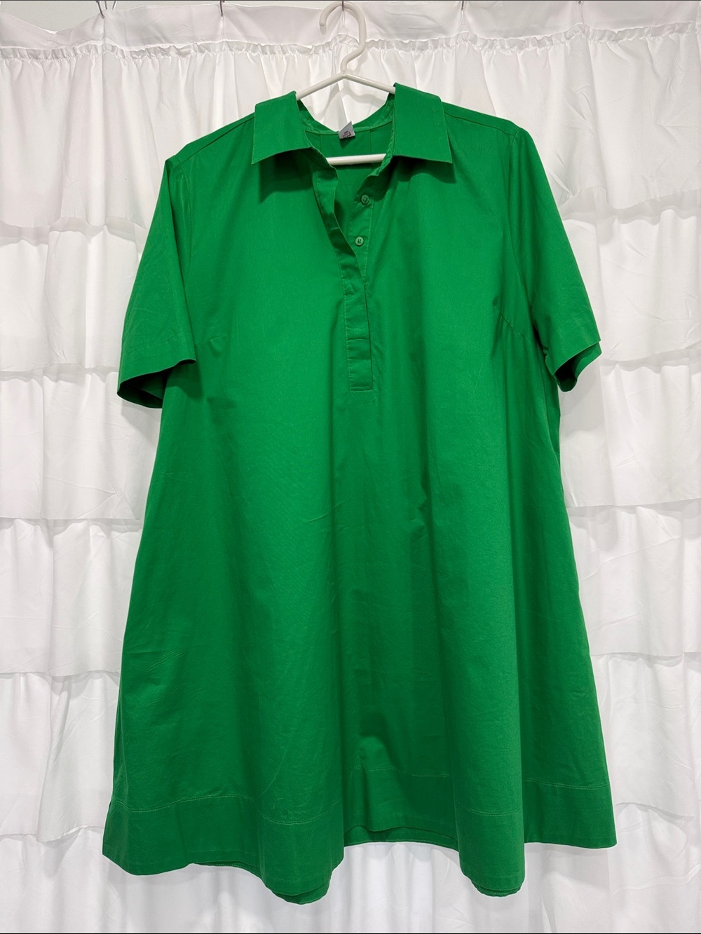 Old Navy green shirt dress